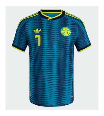 Colombia Luis Diaz #7 Udebanetrøje VM 2026 Kortærmet